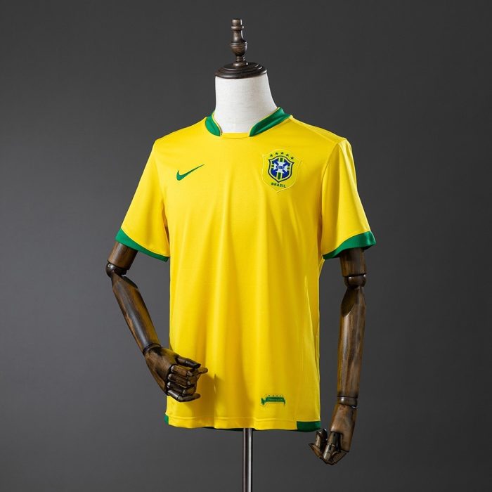 Brazil 2006 Home Retro Jersey - 图片 2