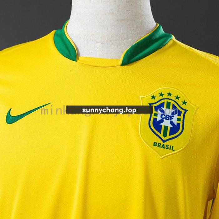 Brazil 2006 Home Retro Jersey - 图片 9