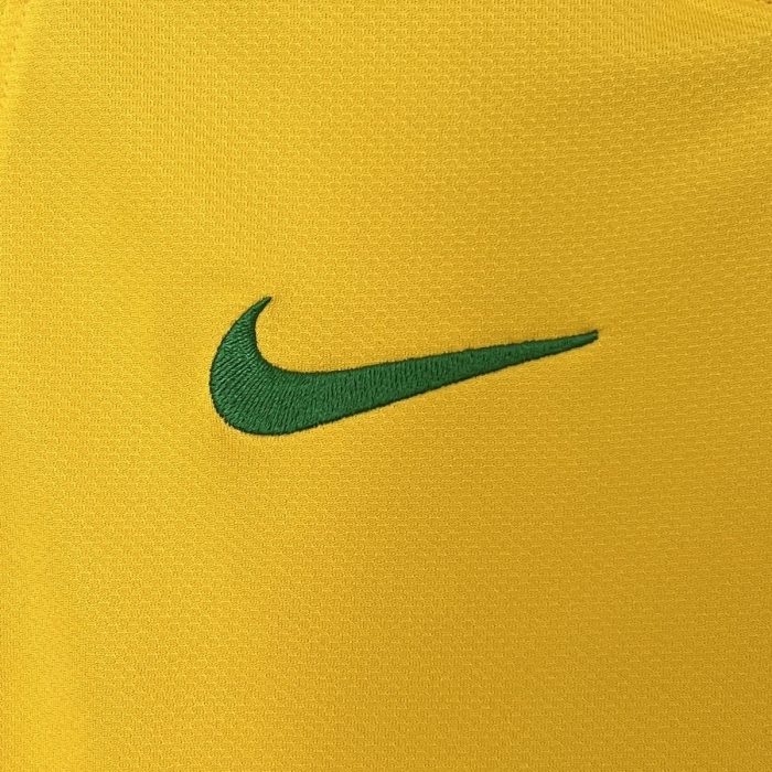 Brazil 2010 Home Retro Shirt - 图片 8