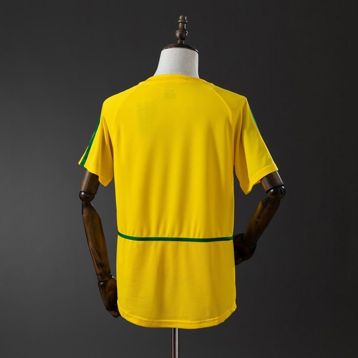 2002 Brazil Home Retro Shirt - 图片 6