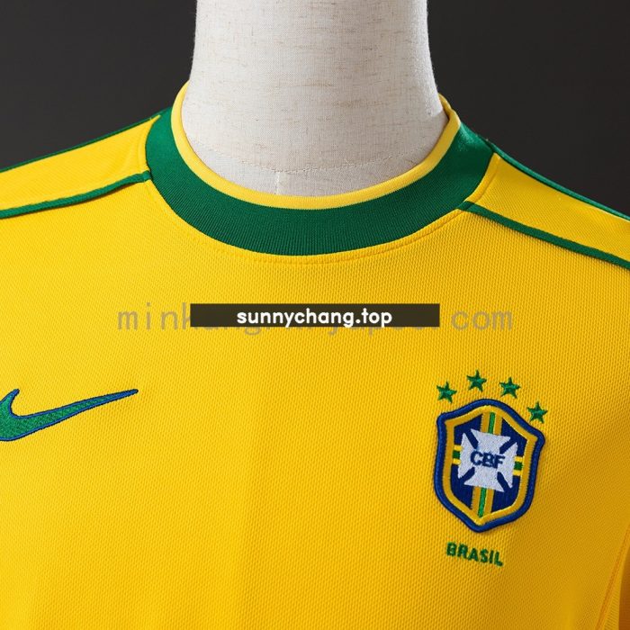 Brazil 1998 Home Retro Jersey - 图片 7