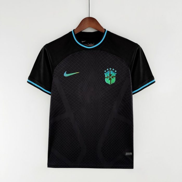 2022 Brazil Concept Black Jersey - 图片 9