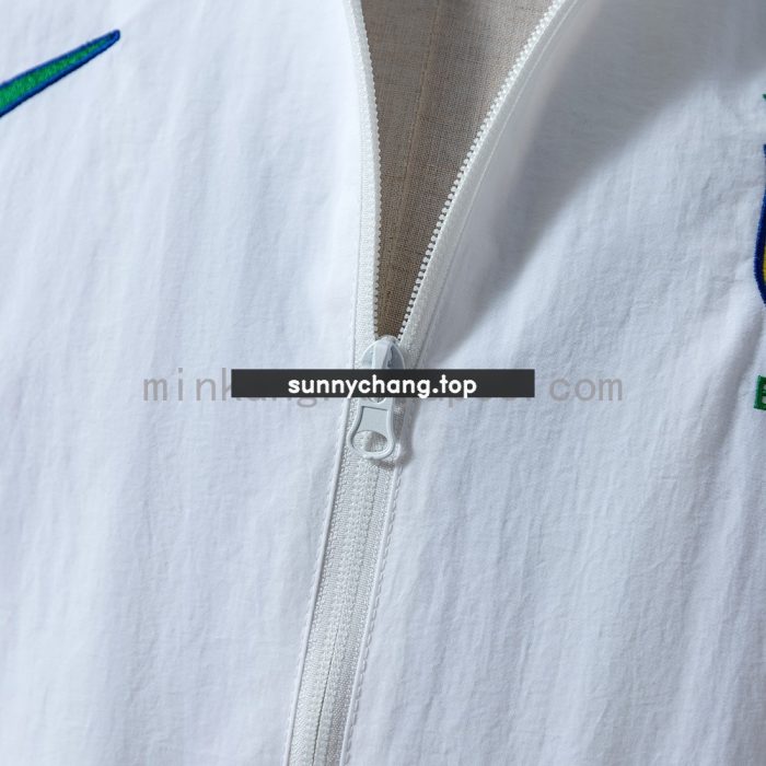 Brazil 1998 Windbreaker - White - 图片 6