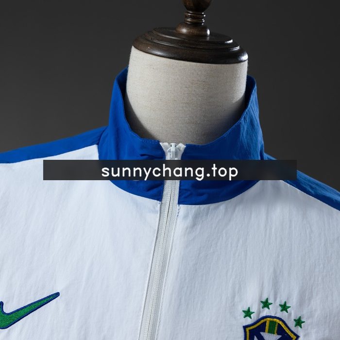 Brazil 1998 Windbreaker - White - 图片 9
