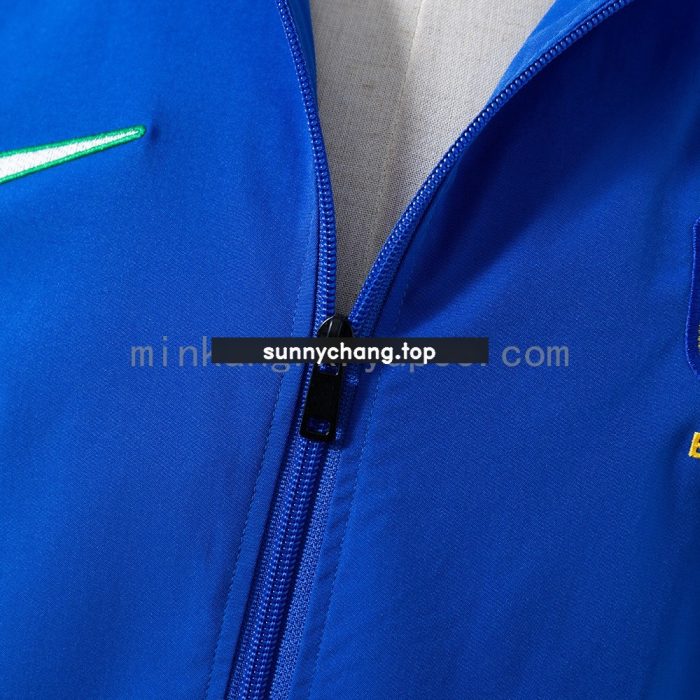 Brazil 1998 Windbreaker - Blue - 图片 7