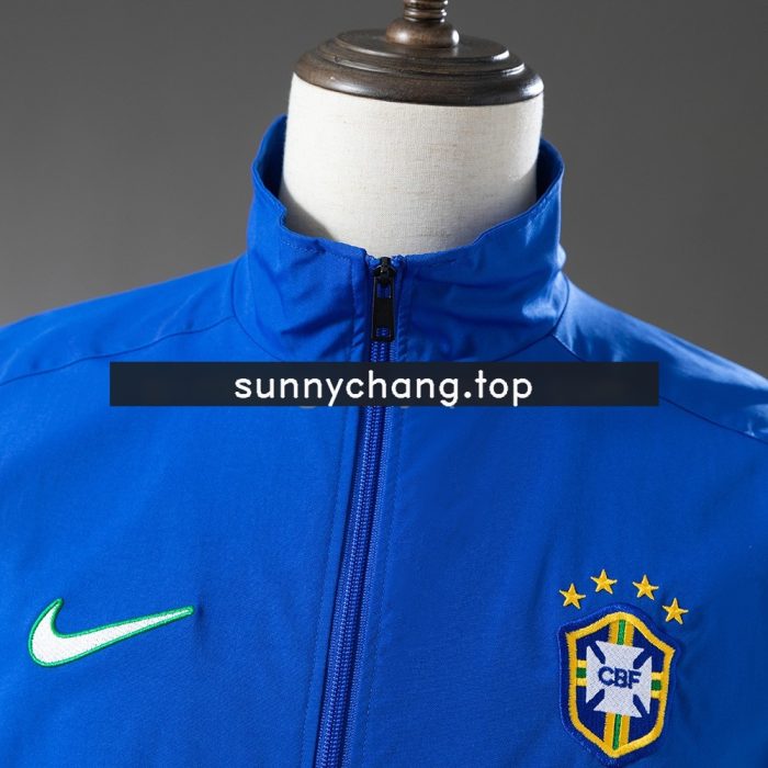 Brazil 1998 Windbreaker - Blue - 图片 9