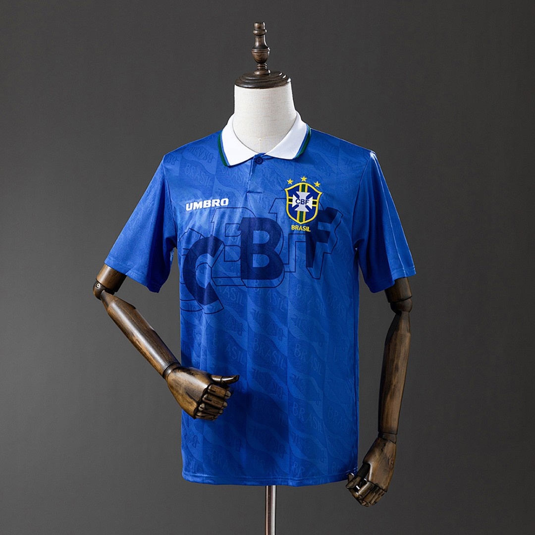 Brazil 1992 Away Retro Jersey