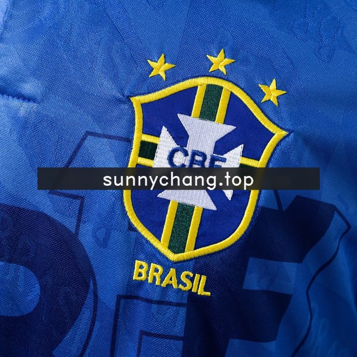 Brazil 1992 Away Retro Jersey - 图片 4