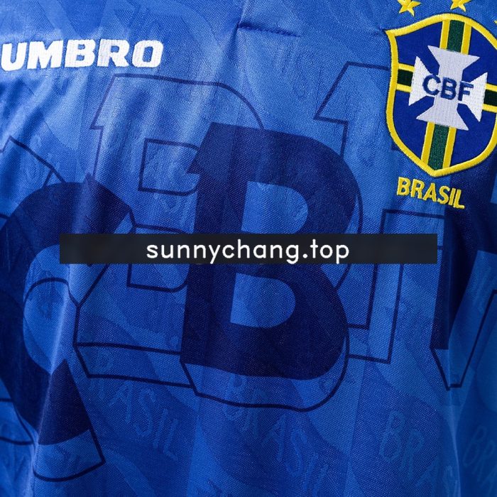 Brazil 1992 Away Retro Jersey - 图片 5