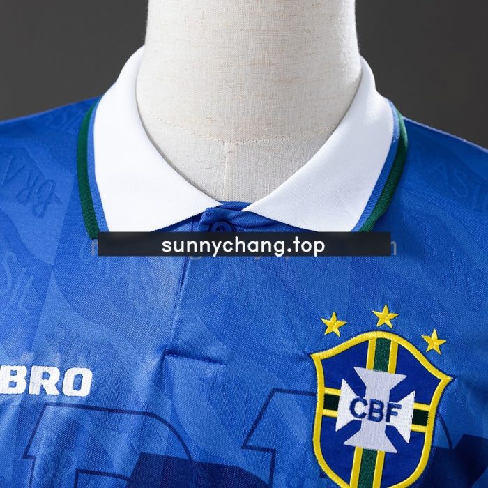 Brazil 1992 Away Retro Jersey - 图片 6