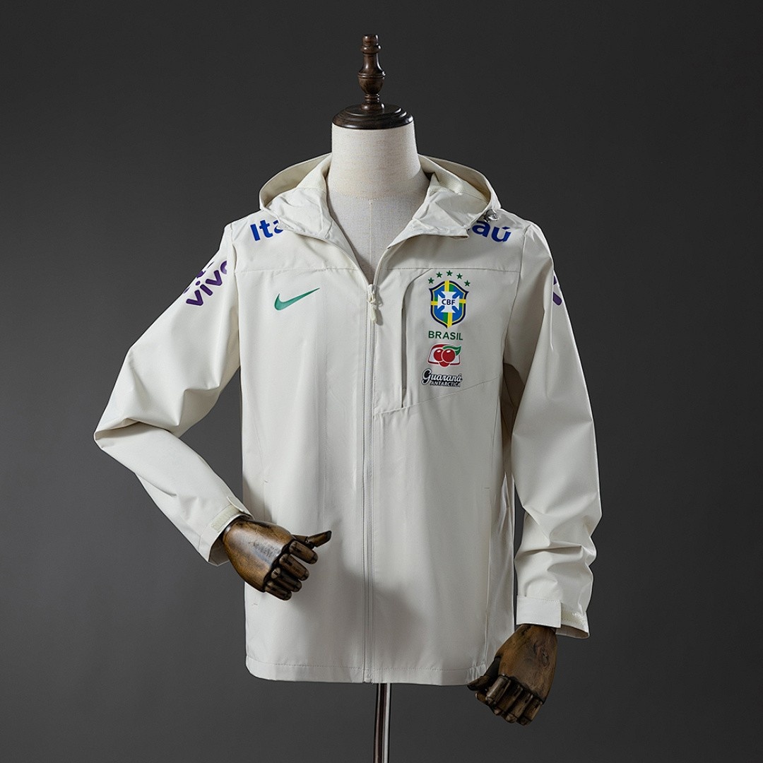 Brazil Windproof Jacket - Off White