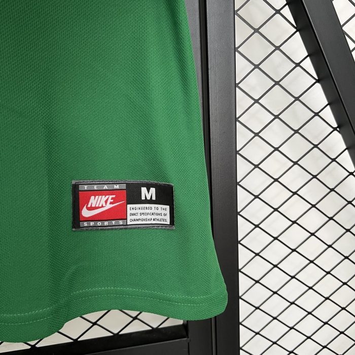 Brazil 1998 Goalkeeper Green Retro Jersey - 图片 2