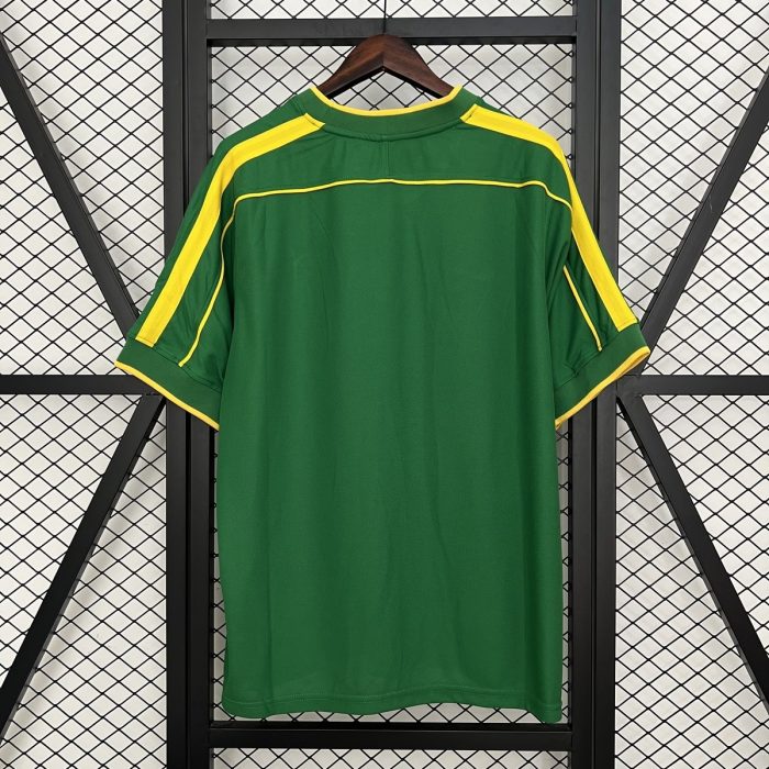 Brazil 1998 Goalkeeper Green Retro Jersey - 图片 5