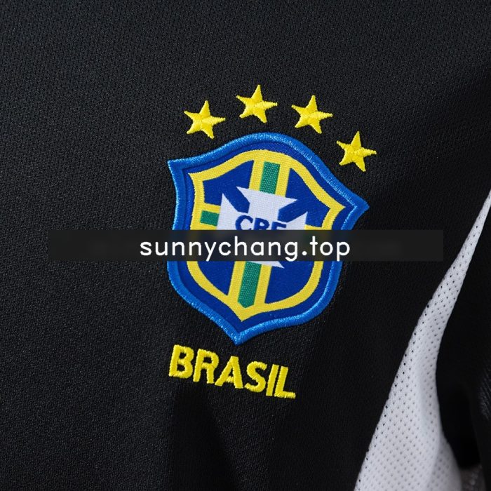 Brazil 2002 Goalkeeper Black Jersey - 图片 4