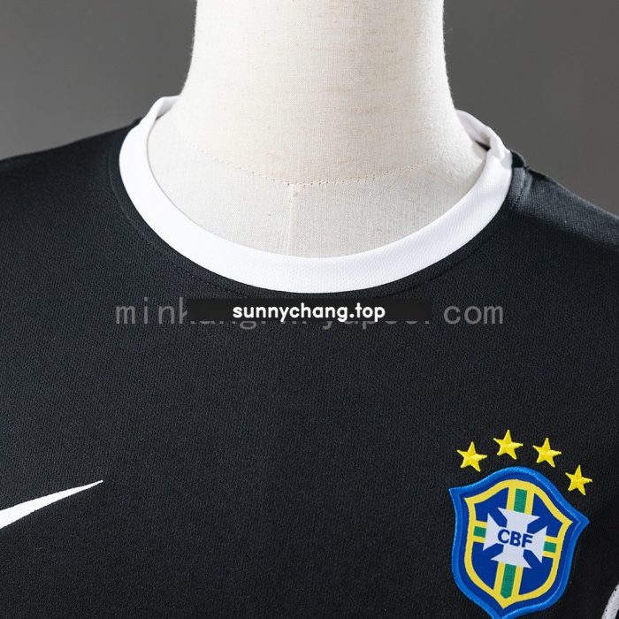 Brazil 2002 Goalkeeper Black Jersey - 图片 5