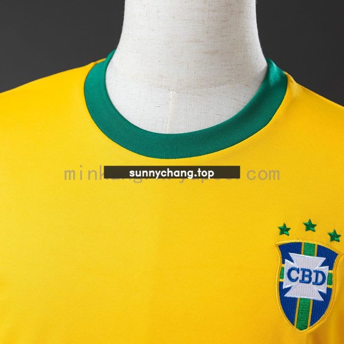 Brazil 1971 Home Retro Jersey - 图片 4