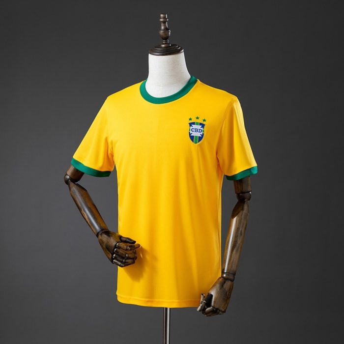 Brazil 1971 Home Retro Jersey - 图片 6