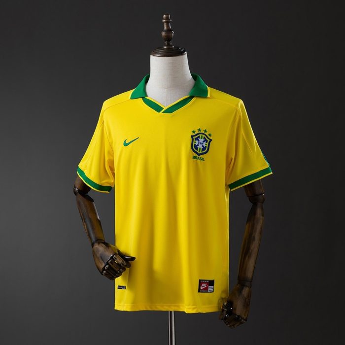 Brazil 1997 Home Retro Jersey - 图片 8