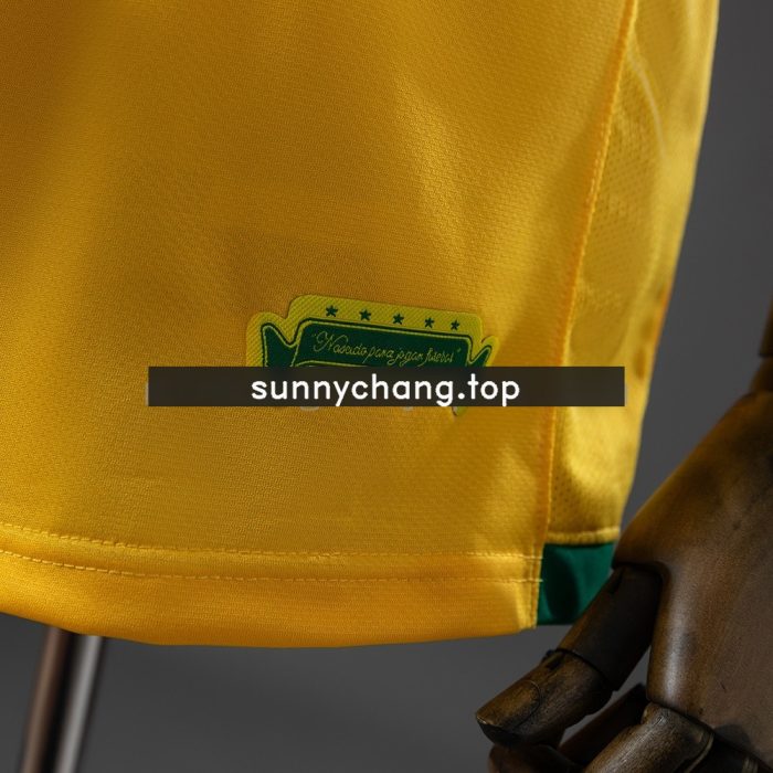 Brazil 2018 Home Retro Jersey - 图片 4