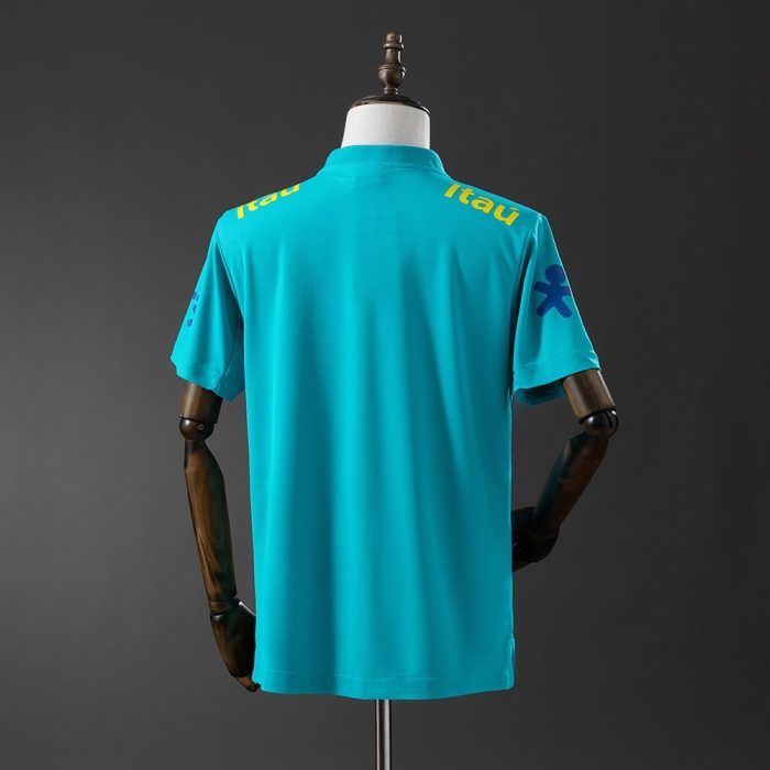 2021 Brazil Pre-match Blue Jersey - 图片 7