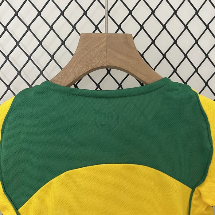 Brazil 2004 Home Kids Jersey - 图片 5