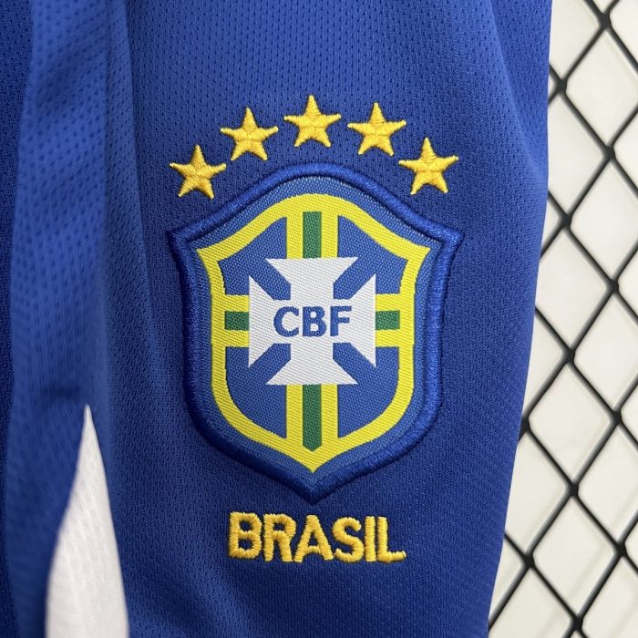 Brazil 2004 Home Kids Jersey - 图片 7