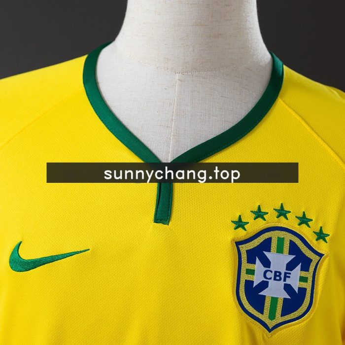Brazil 2014 Home Retro Jersey - 图片 6