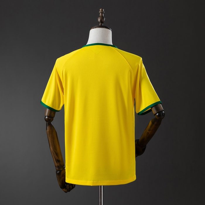 Brazil 2014 Home Retro Jersey - 图片 7
