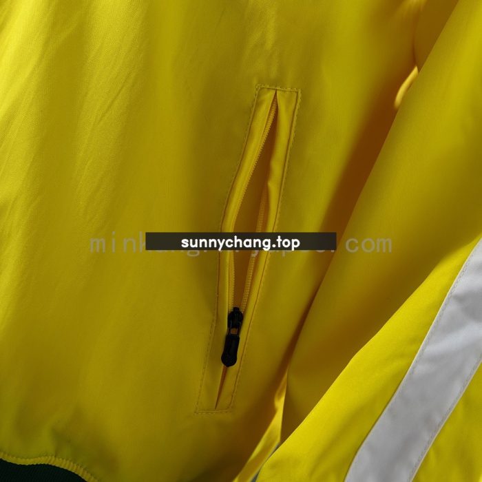 Brazil 2010-2011 Windbreaker - Yellow - 图片 4