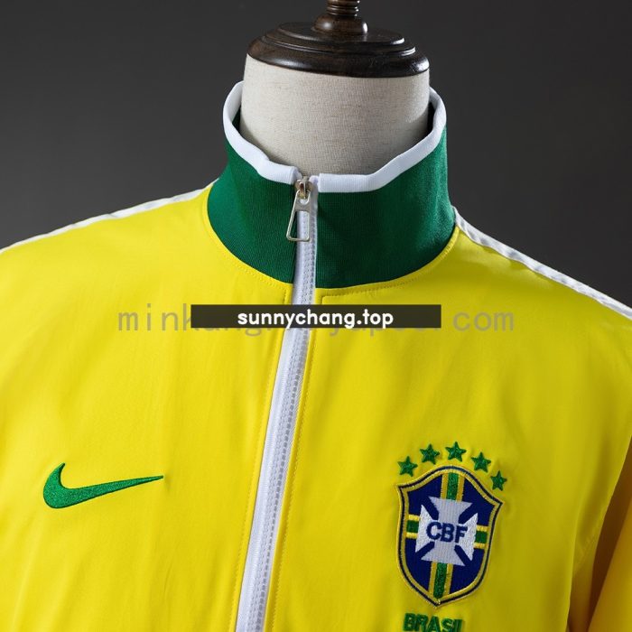 Brazil 2010-2011 Windbreaker - Yellow - 图片 9