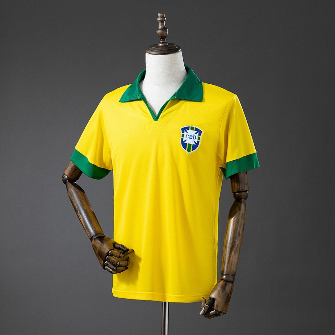 Brazil 1958 Home Retro Jersey