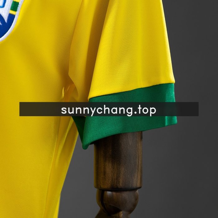 Brazil 1958 Home Retro Jersey - 图片 2