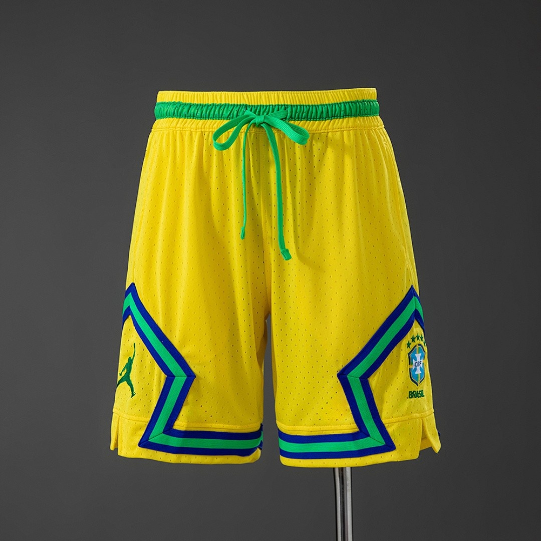 Brazil 2026 Basketball Shorts Yellow