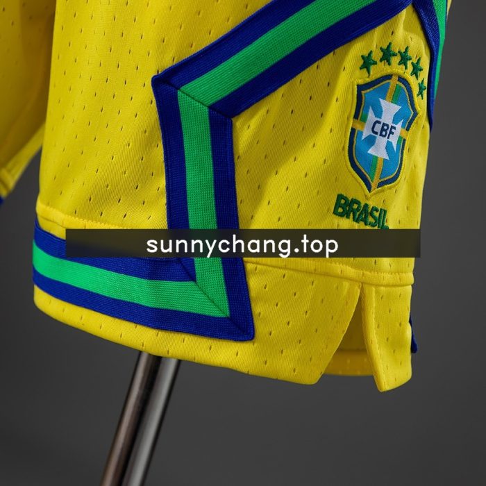 Brazil 2026 Basketball Shorts Yellow - 图片 8