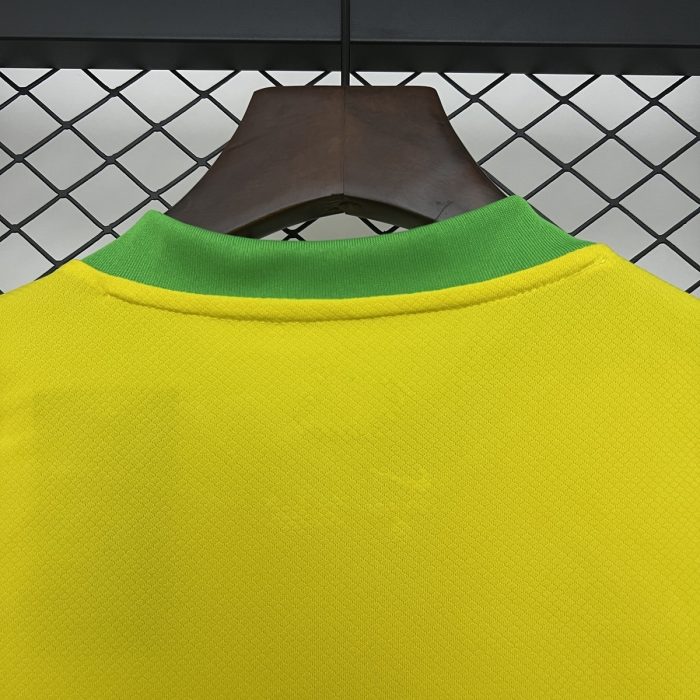 2025 Brazil Home Kids Jersey - 图片 4
