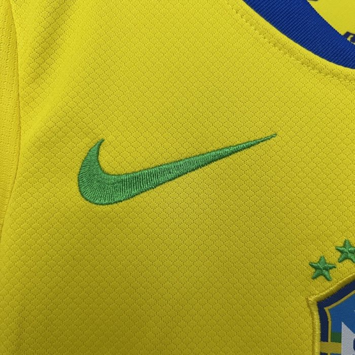 2025 Brazil Home Kids Jersey - 图片 9
