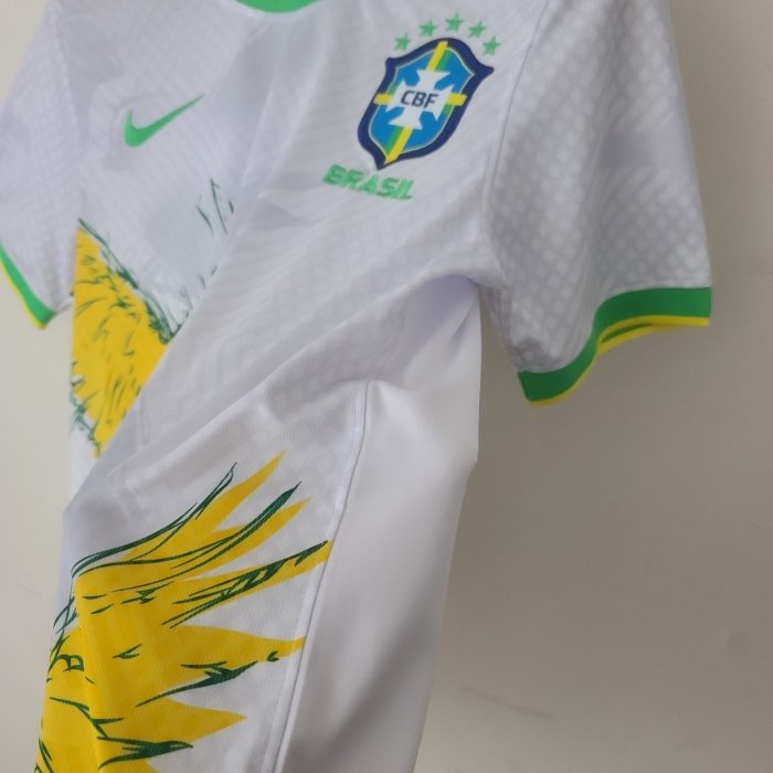 2022 Brazil Special Edition White Jersey - 图片 4