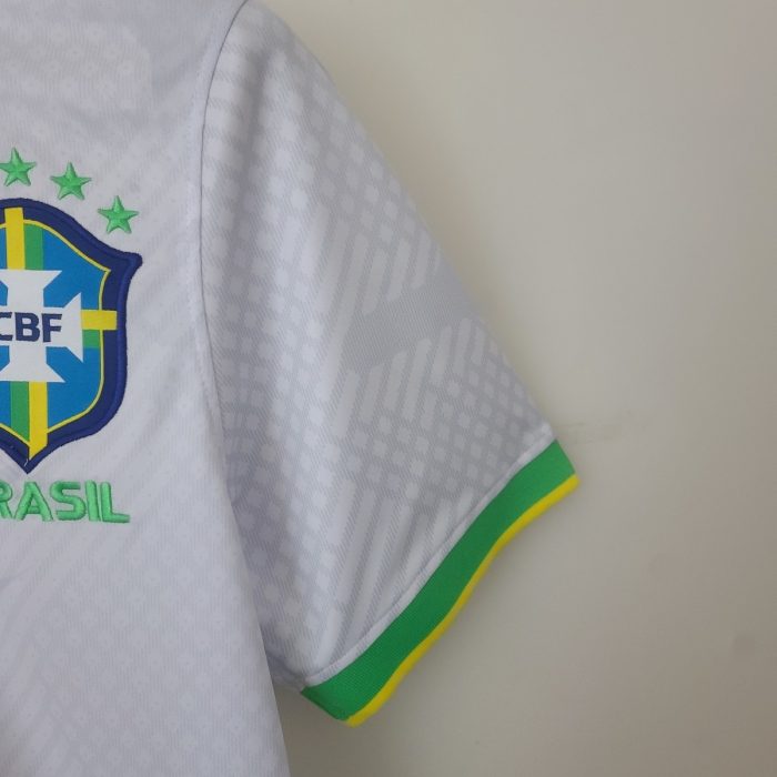 2022 Brazil Special Edition White Jersey - 图片 5