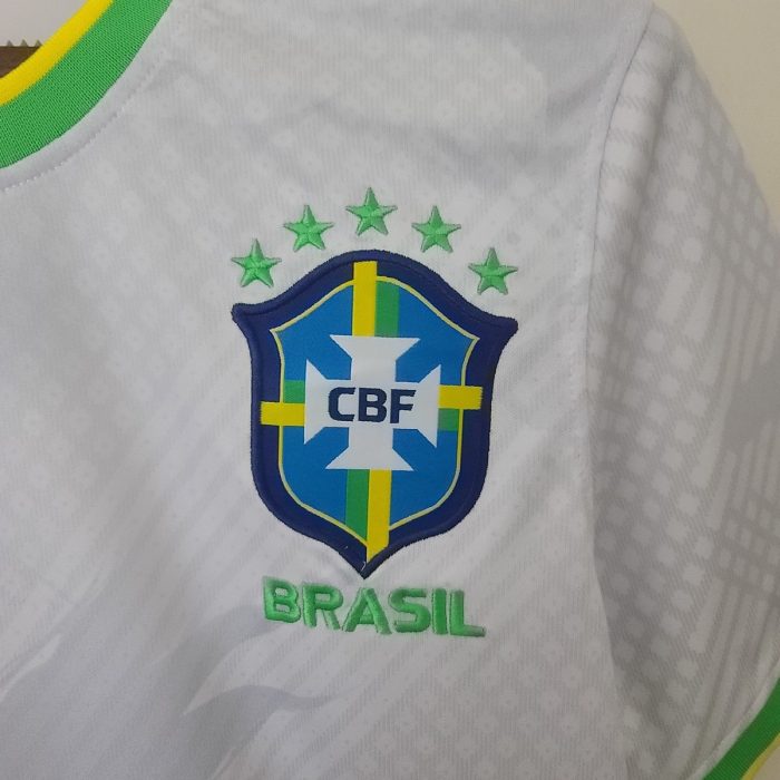 2022 Brazil Special Edition White Jersey - 图片 8