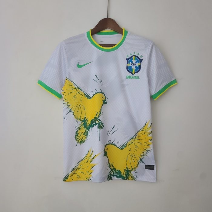 2022 Brazil Special Edition White Jersey - 图片 9