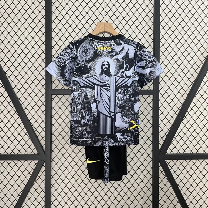 2024 Brazil Special Edition Kids Jersey - 图片 3