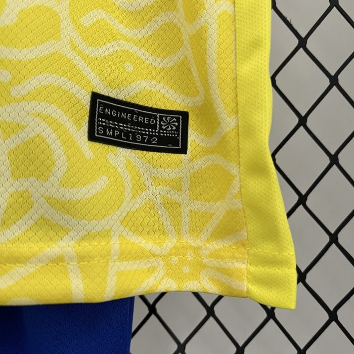 Brazil 2024 Home Kids Jersey - 图片 5