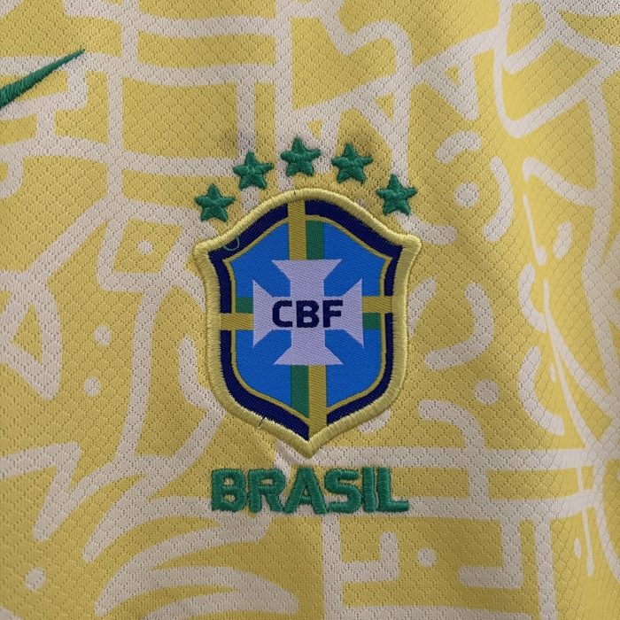 Brazil 2024 Home Kids Jersey - 图片 6