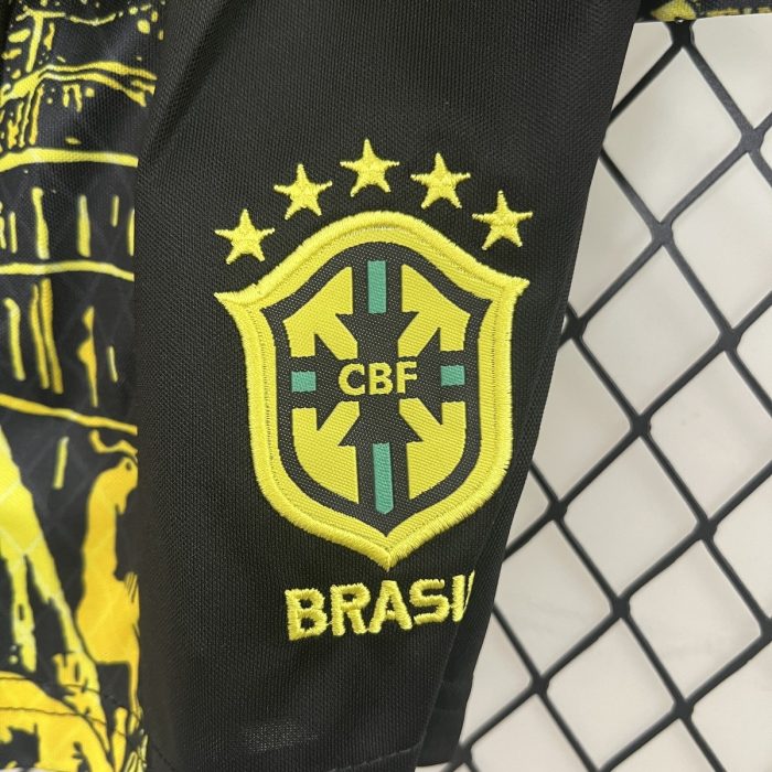 2024 Brazil Special Edition Kids Jersey - 图片 3