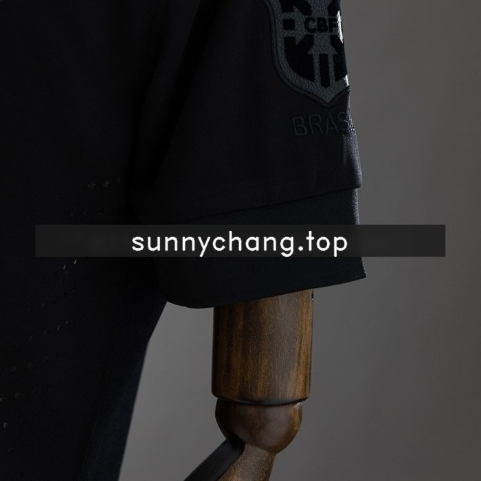 Brazil 2013/2014 Black Retro Jersey - 图片 4