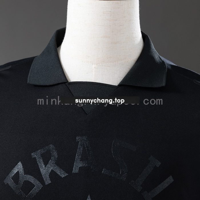 Brazil 2013/2014 Black Retro Jersey - 图片 6