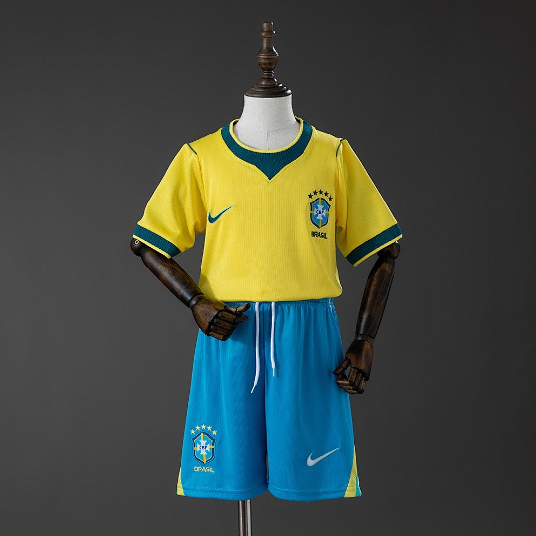 Brazil 2026 Home Kids Jersey