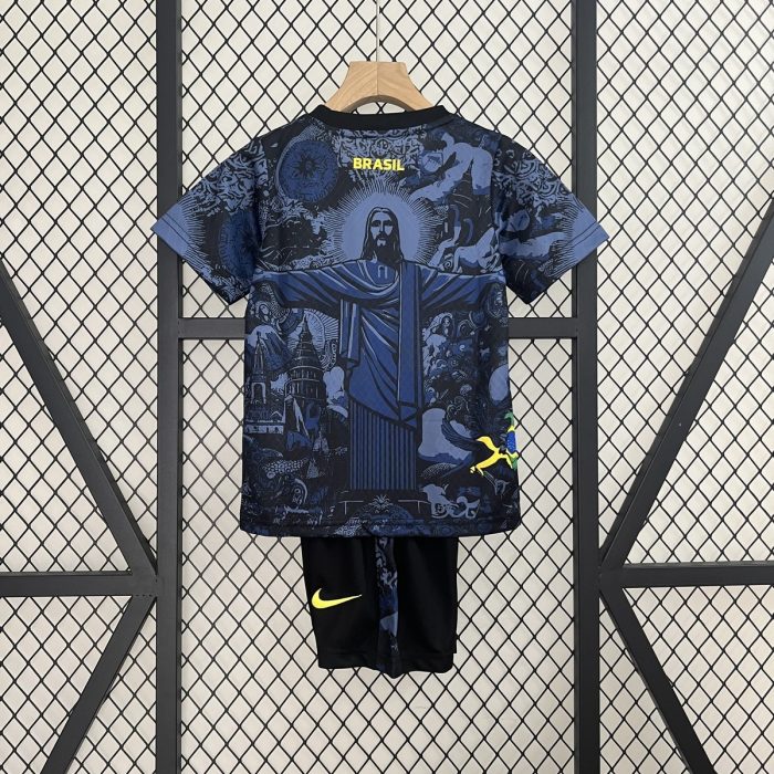 2024 Brazil Special Edition Kids Jersey - 图片 4