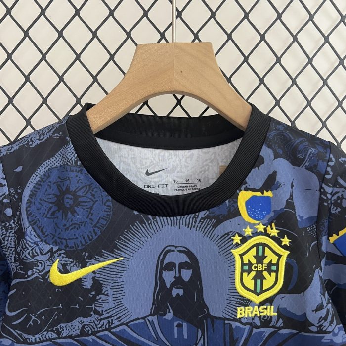 2024 Brazil Special Edition Kids Jersey - 图片 9