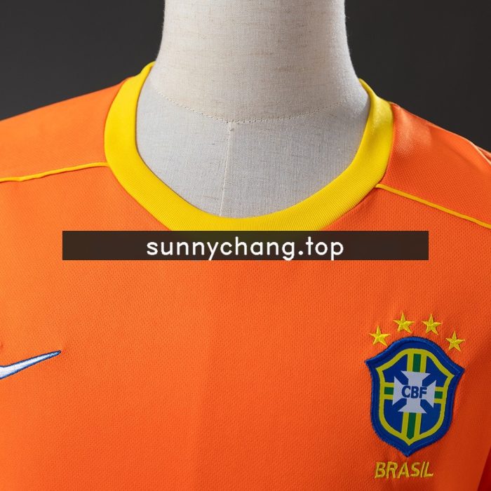 Brazil 1998 Goalkeeper Long Sleeve Retro Jersey - 图片 7